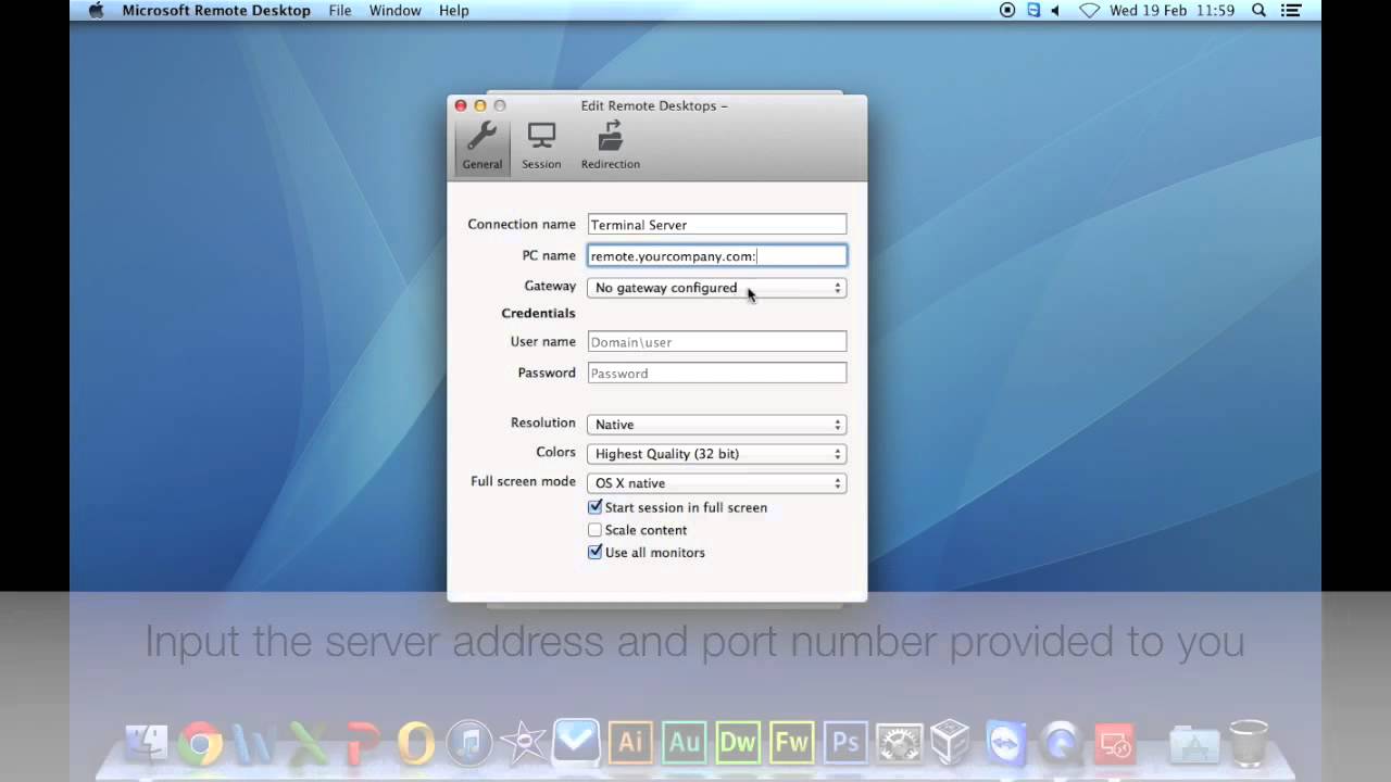 microsoft office remote desktop for mac